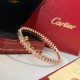 Cartier New version of the willow nail bracelet, the most popular one very personalized one. Eternal classic in recent years is very hot High-end V gold plating thick gold micro-setting material The same craftsmanship, n