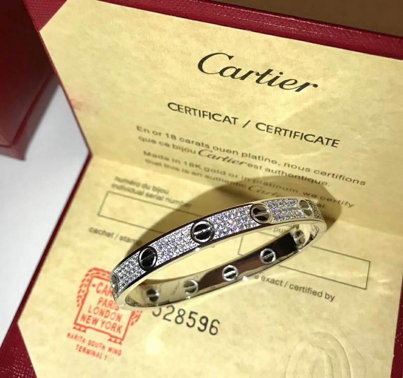 [OEM level] finally shipped   Seiko original consistent Original goods ● Cartier classic models series black nails sky sky star   bracelet ● white gold ● size average size female No. ● industry's most cutting-edge and mo