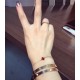 No. [High-end sterling silver, not titanium steel sub-golden copper]   Cartier Classic bracelet  Throughout the body 925 sterling silver crafted ! Clear logo! 360 degrees without dead angle, the texture is superb, perfec