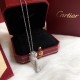 Cartier Cartier Leopard Series Full Diamond Leopard Necklace Original consistent proportion Super fine workmanship Imported s925 sterling silver material electroplated thick gold Do not fade and not allergic Upgrade Neck