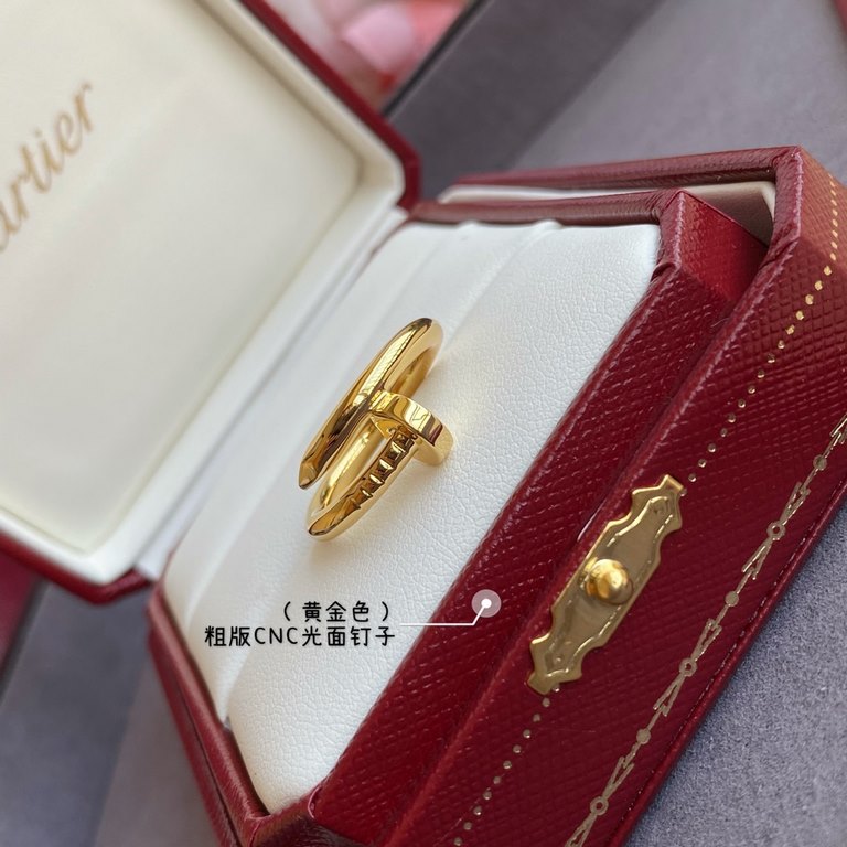 V gold plating 1.0 imitation gold Thick version (yardage 678) Thick version Cartier rough version of the glossy studded ring   Card family classic masterpiece, enduring  Legendary classic, has been popular without saying