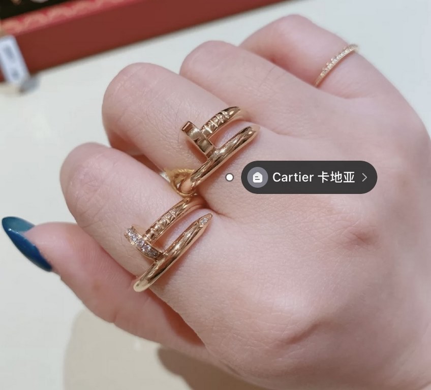 V gold plating 1.0 imitation gold Thick version (yardage 678) Thick version Cartier rough version of the glossy studded ring   Card family classic masterpiece, enduring  Legendary classic, has been popular without saying