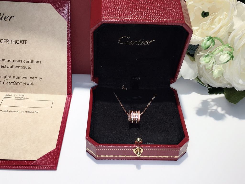 Cartier new screw hexagonal necklace, S925 sterling silver finishing version, three-dimensional, big design, simple and stylish, necklace item number AF29.