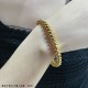 V gold plated 1.0 imitation gold (wide version of the code 18.19) Cartier couple models CNC wide version of the bullet bracelet, the most popular one    The two sides of the small willow nails can be free to shake, a ver