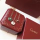 Cartier Cartier Amulet Series Amulet Necklace Yellow Gold Ultra-high-end customization Original imported white agate Turquoise red agate