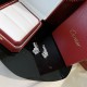 Cartier Cartier Destinee series new ladder square diamond single diamond earrings low-profile luxury content Selected German imports V gold material plating thick gold color does not fade and not allergic to ultra-fine w