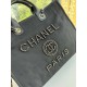 CHANEL 66941 #Large Beach Cowboy Canvas Bag  chanel deauville  SpringSummer Dubai Resort Collection Classic Shopping Bag with Handle Large Mommy Bag Summer Fashion Partner Casual Versatile [Delightful] More and more natu