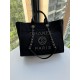 CHANEL 66941 #Large Beach Cowboy Canvas Bag  chanel deauville  SpringSummer Dubai Resort Collection Classic Shopping Bag with Handle Large Mommy Bag Summer Fashion Partner Casual Versatile [Delightful] More and more natu