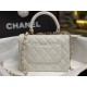 CHANEL 2024. The new diamond-encrusted C handbag, the Trendy-Luxe, is available in black or clean white. The new Trendy-C handbags are a symbol of taste and elegance. Each handbag symbolizes unique taste and style _ ligh