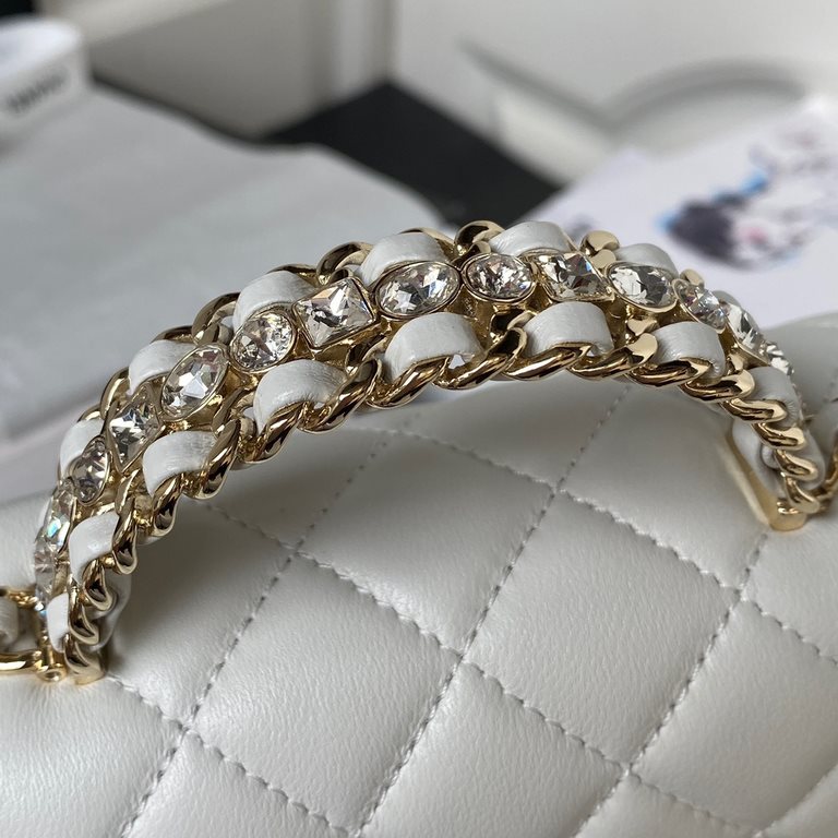 ￥  Chanel 23A diamond handle cfmini early new get  AS4140  trumpetThe grandest season of the year handmade workshop was supposed to be new in June did not realize that May quietly on it  This season's most optimistic one