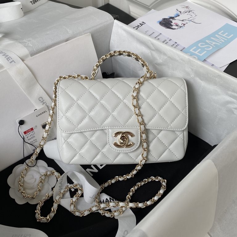 ￥  Chanel 23A diamond handle cfmini early new get  AS4140  trumpetThe grandest season of the year handmade workshop was supposed to be new in June did not realize that May quietly on it  This season's most optimistic one