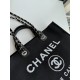 CHANEL 66941 #Large Beach Cowboy Canvas Bag  chanel deauville  SpringSummer Dubai Resort Collection Classic Shopping Bag with Handle Large Mommy Bag Summer Fashion Partner Casual Versatile [Delightful] More and more natu