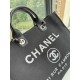 CHANEL 66941 #Large Beach Cowboy Canvas Bag  chanel deauville  SpringSummer Dubai Resort Collection Classic Shopping Bag with Handle Large Mommy Bag Summer Fashion Partner Casual Versatile [Delightful] More and more natu