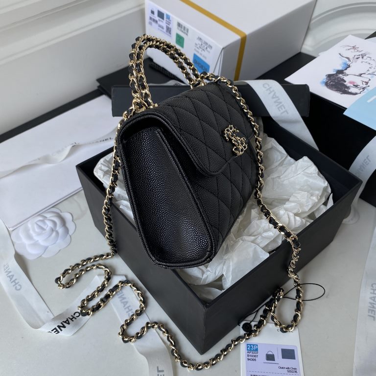 ￥Chane1 23p Chanel Dark Horse Kelly Long Handle Bag ModelA  MaterialLychee cowhide     super positive one long model can put the cell phone no waste no matter hand pump or diagonal pre are good to see o black horse   com