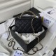 ￥Chane1 23p Chanel Dark Horse Kelly Long Handle Bag ModelA  MaterialLychee cowhide leather  super positive one long model can put the cell phone no waste no matter hand pump or diagonal pre are good to see o dark horse  