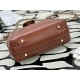 ￥Chane1 24A mini Handmade Visitor Series Doctor's Bag AS4109 The real thing is super beautiful oil wax leather with metal chain Classic diamond lattice design Retro and fashionable show noble and elegant Very much like a