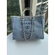 CHANEL 66941 #Large Beach Cowboy Canvas Bag  chanel deauville  SpringSummer Dubai Resort Collection Classic Shopping Bag with Handle Large Mommy Bag Summer Fashion Partner Casual Versatile [Delightful] More and more natu