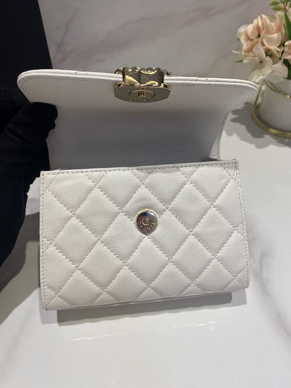 Too small CHANL [23P The season's hottest, hottest Kelly cowhide handle bag]Cross chain hand withdrawals can also be crossbody, too artisticAS3237 Size 10166cm