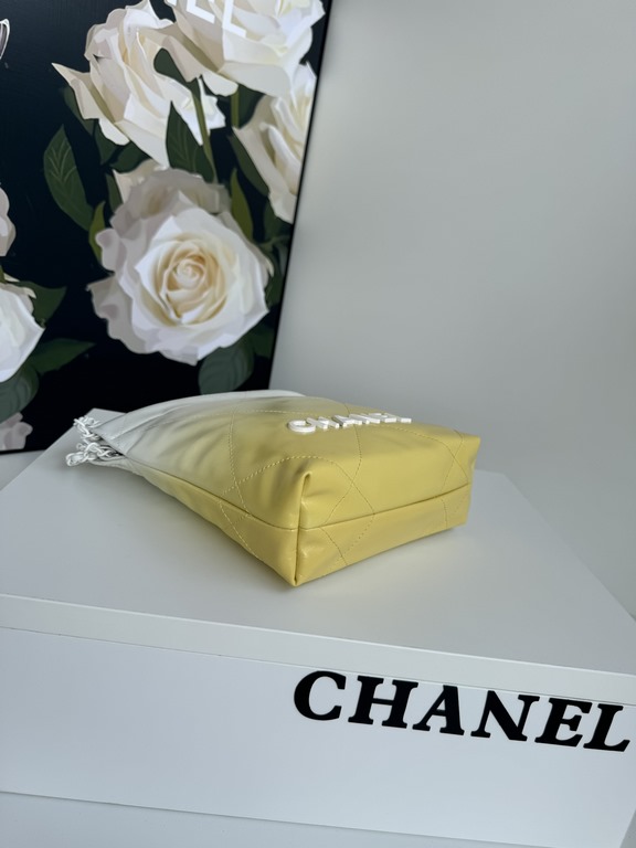 CHANEL3980 gradient 24S new mini 22bag too good to look at it This color is small and exquisite, exudes unparalleled high-level luxury, people can not resist, as if it were a finely crafted work of art, porcelain CHANEL 