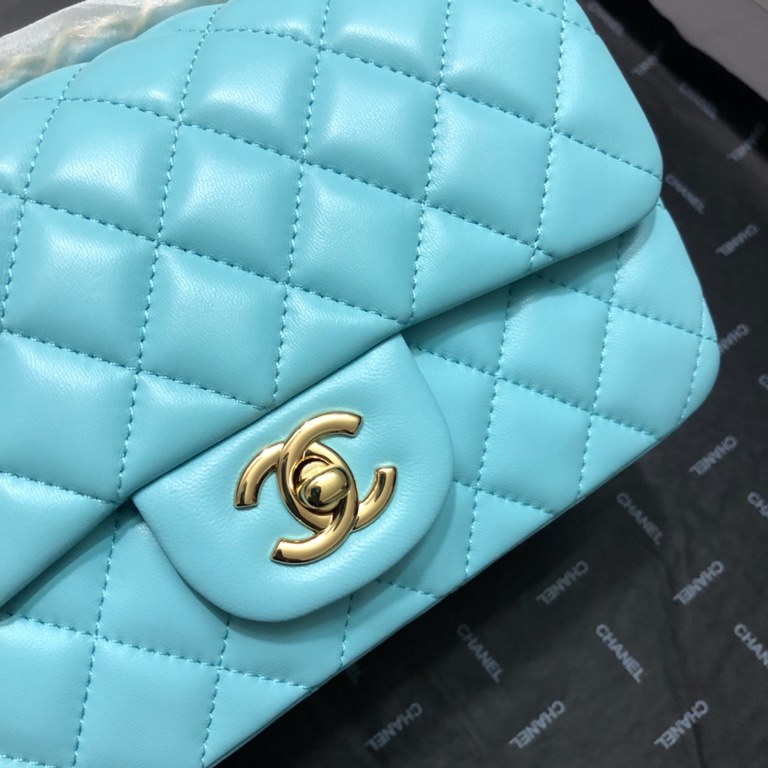 Upgraded  Chanel CF Mini 1116 small bag summer than to prepare   the most small C iconic leather through the chain as classics bags masterpiece authentic price soared conservative design with a variety of colorful decor 