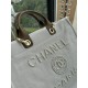 CHANEL 66941 #Large Beach Cowboy Canvas Bag  chanel deauville  SpringSummer Dubai Resort Collection Classic Shopping Bag with Handle Large Mommy Bag Summer Fashion Partner Casual Versatile [Delightful] More and more natu