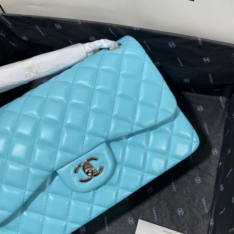 Cf 1113 sheepskin original single quality, France original imported lamb   leather, feel very soft, diamond lattice fullness all reach and the same as the authentic, multiple colors in stock! Size 30cm