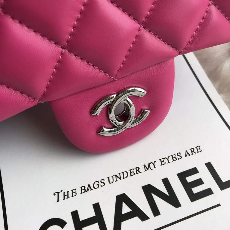 . Upgraded  Chanel CF Mini 1116 small bag summer than to prepare   The most small C's iconic leather through the chain as classics bags masterpiece authentic price soared conservative design with a variety of colorful de