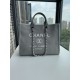 CHANEL 66941 #Large Beach Cowboy Canvas Bag  chanel deauville  SpringSummer Dubai Resort Collection Classic Shopping Bag with Handle Large Mommy Bag Summer Fashion Partner Casual Versatile [Delightful] More and more natu