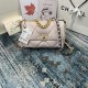 Chane-l small incense 2019 new Model AS1160 2019 fall and winter large diamond lattice tofu bag imported sheepskin single mouth bag Ancient silver white lat gold 3 kinds of metal mixed shoulder straps Coarse chain highli