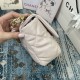 Chane-l small incense 2019 new Model AS1160 2019 fall and winter large diamond lattice tofu bag imported sheepskin single mouth bag Ancient silver white lat gold 3 kinds of metal mixed shoulder straps Coarse chain highli