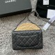 The new fragrance home hollow letter double C card bag. Fragrance home new hollowed out letters double C card bag, subtle hollowed out large double C letters such as jewelry embellished bag body, ultra-exquisite beauty,,