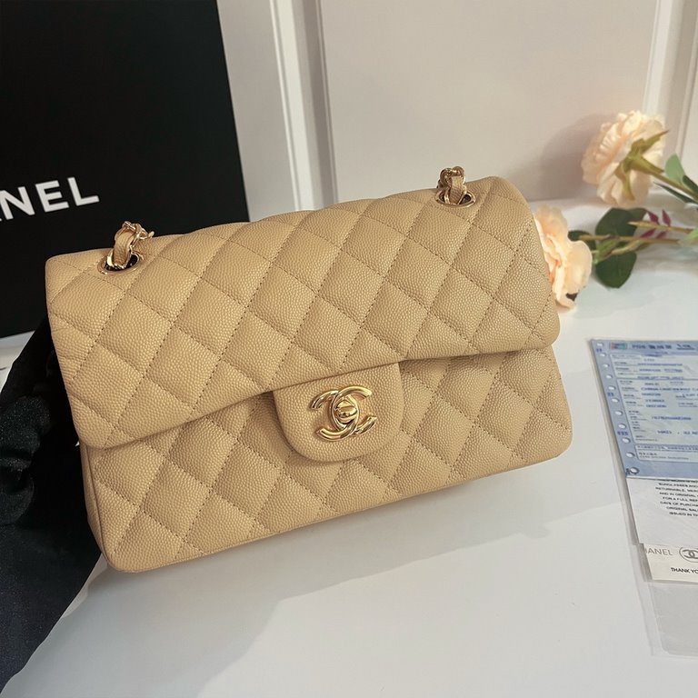 High-end customized products Chane1 Classic Flap Bag A01113. Interpretation of the classic Chane1, elegant, simple and exquisite! Counter synchronization update Latest version ZP perfect version reproduction Medium Size 