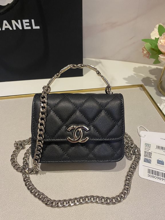 chanel 22cc springsummer collection [pleasant] enamel handle small satchelGenuine Premium dollar purchase It's so hard! Genuine now a good many to premium, can only blame the designer is too good, always design such a cu