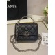 chanel 22cc springsummer collection [pleasant] enamel handle small satchelGenuine Premium dollar purchase It's so hard! Genuine now a good many to premium, can only blame the designer is too good, always design such a cu