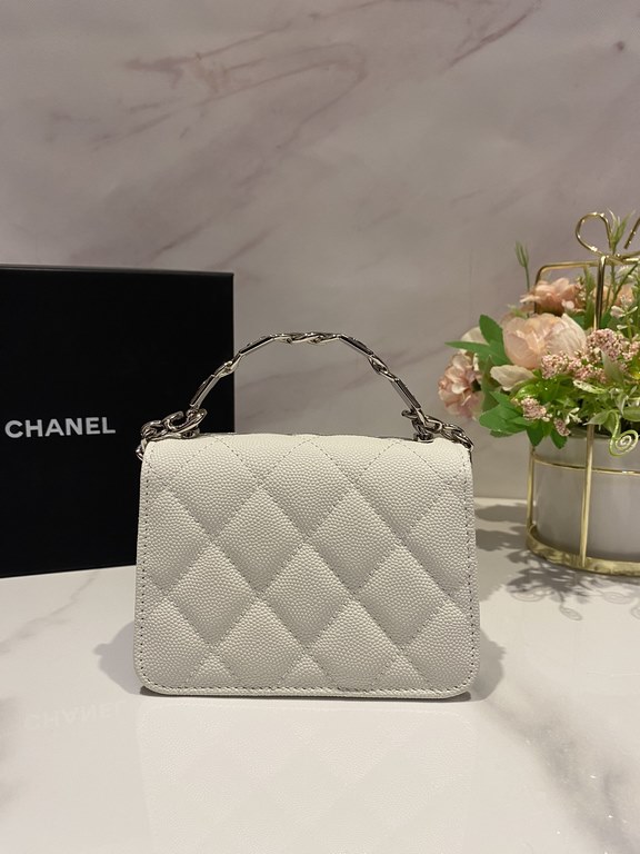 chanel 22cc springsummer collection [pleasant] enamel handle small satchelGenuine Premium dollar purchase It's so hard! Genuine now a good many to premium, can only blame the designer is too good, always design such a cu