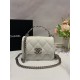 chanel 22cc springsummer collection [pleasant] enamel handle small satchelGenuine Premium dollar purchase It's so hard! Genuine now a good many to premium, can only blame the designer is too good, always design such a cu