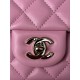 Chanel 21K latest Mini CF handle handbag AS2431 Classic diamond lattice flap bag decorated with exquisite classic chain with handheld, delicate sheepskin embellish the handbag, stand out, interpretation of timeless!   el