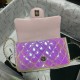 Chanel 2024 latest Mini CF handle handbag Classic diamond lattice mouth cover bag Decorated with exquisite classic chain with handheld, imported mirror material is really quite sunny [color] as if it is the American Girl