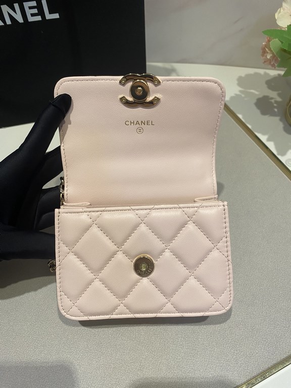 chanel 22cc springsummer collection [pleasant] enamel handle small satchelGenuine Premium dollar purchase It's so hard! Genuine now a good many to premium, can only blame the designer is too good, always design such a cu