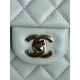 Chanel 21K latest Mini CF handle handbag AS2431 Classic diamond lattice flap bag decorated with exquisite classic chain with handheld, delicate sheepskin embellish the handbag, stand out, interpretation of timeless!   el