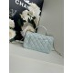 Chanel 21K latest Mini CF handle handbag AS2431 Classic diamond lattice flap bag decorated with exquisite classic chain with handheld, delicate sheepskin embellish the handbag, stand out, interpretation of timeless!   el