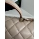 Chanel 21K latest Mini CF handle handbag AS2431 Classic diamond lattice flap bag decorated with exquisite classic chain with handheld, delicate sheepskin embellish the handbag, stand out, interpretation of timeless!   el