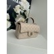 Chanel 21K latest Mini CF handle handbag AS2431 Classic diamond lattice flap bag decorated with exquisite classic chain with handheld, delicate sheepskin embellish the handbag, stand out, interpretation of timeless!   el