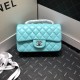 Upgraded  Chanel CF Mini 1116 small bag summer than to prepare   the most small C iconic leather through the chain as classics bags masterpiece authentic price soared conservative design with a variety of colorful decor 