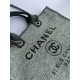 CHANEL 66941 #Large Beach Cowboy Canvas Bag  chanel deauville  SpringSummer Dubai Resort Collection Classic Shopping Bag with Handle Large Mommy Bag Summer Fashion Partner Casual Versatile [Delightful] More and more natu