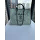 CHANEL 66941 #Large Beach Cowboy Canvas Bag  chanel deauville  SpringSummer Dubai Resort Collection Classic Shopping Bag with Handle Large Mommy Bag Summer Fashion Partner Casual Versatile [Delightful] More and more natu