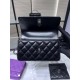 23K New Liao color rhinestone handle organza bag Double WOC rhinestone with cowhide AY Size18.5×11×6cm