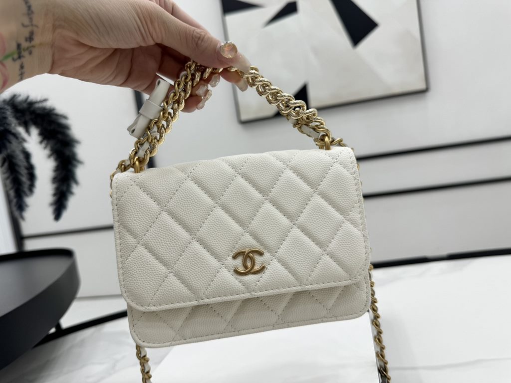 A96074 Chanel 24s organ bag new woc bow Too beautiful. Knot really teenage heart bursting tongue is a thousand gold Miss back paragraph undoubtedly, bow small incense bag bag, this can not put the phone Oh   to hand carr