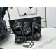 AS2698 Chanel Multi Pocket Limited Edition Shopping Bag Vintage Tire Cowhide Shopping Bag Buy one with five comes with a blind box of the biker bag High-class sense of explosion unattainable a bag Circulation is small hi