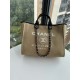 CHANEL 66941 #Large Beach Cowboy Canvas Bag  chanel deauville  SpringSummer Dubai Resort Collection Classic Shopping Bag with Handle Large Mommy Bag Summer Fashion Partner Casual Versatile [Delightful] More and more natu